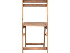 Best Beliani Set bistrot Pieghevole SACILE Legno d'acacia Marrone