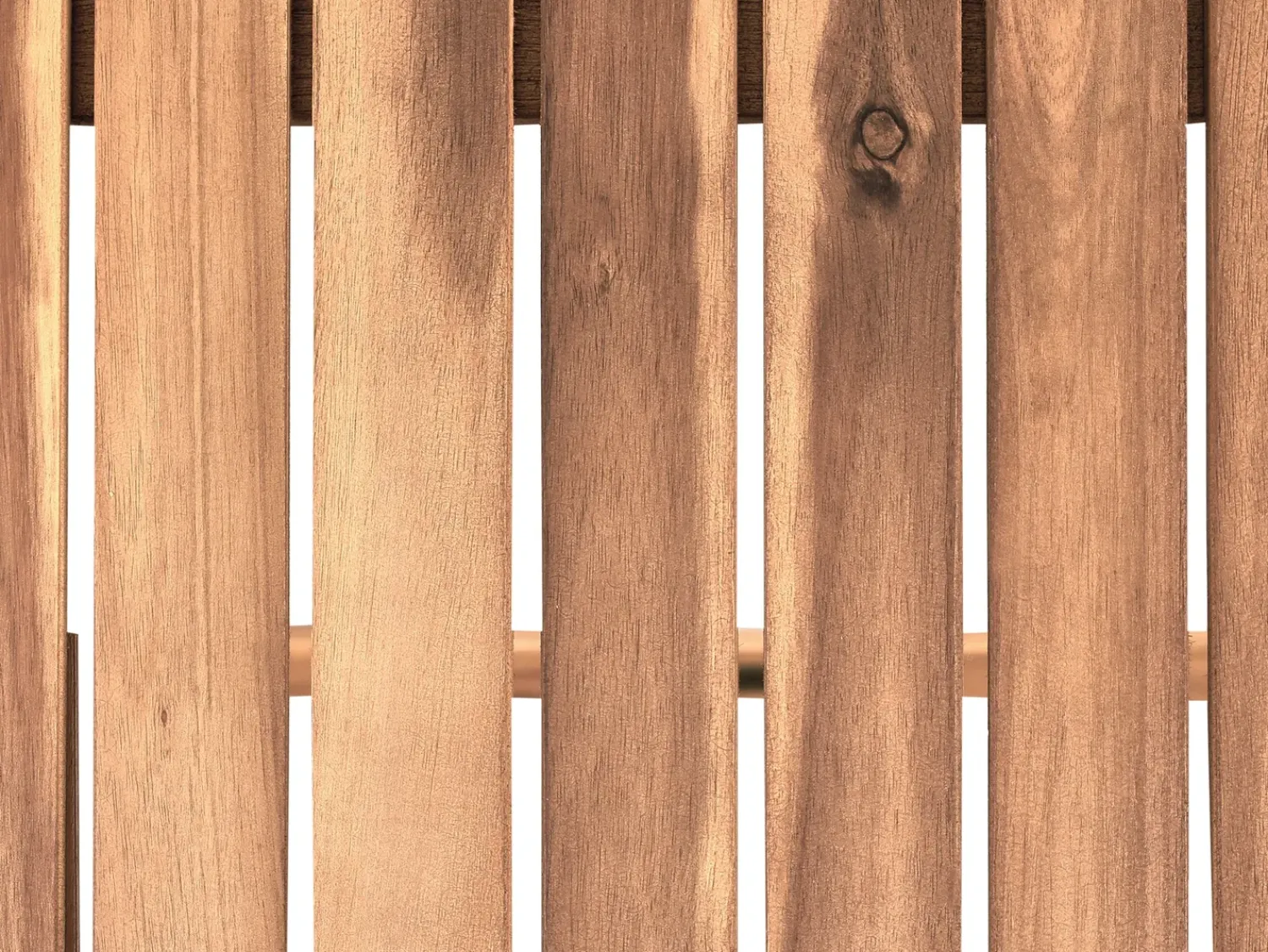 Best Beliani Set bistrot Pieghevole SACILE Legno d'acacia Marrone