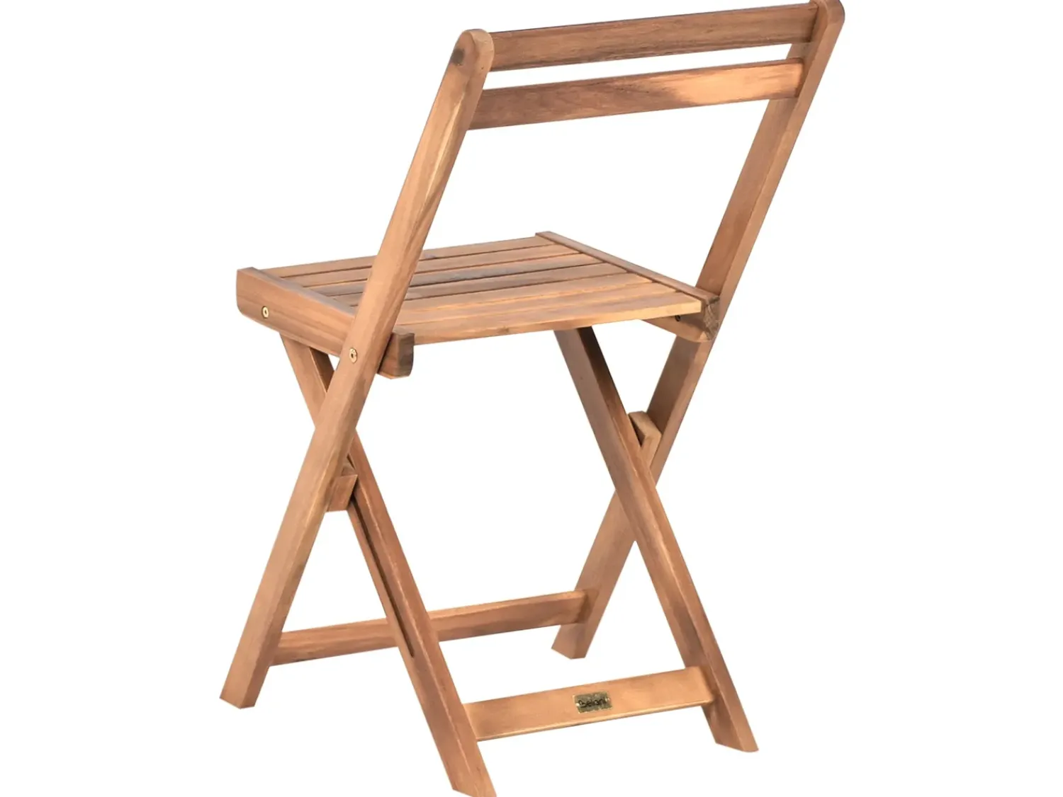 Best Beliani Set bistrot Pieghevole SACILE Legno d'acacia Marrone