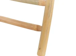 Hot Beliani Set bistrot Pieghevole SAVELLETRI Bambù Marrone Bianco Marrone