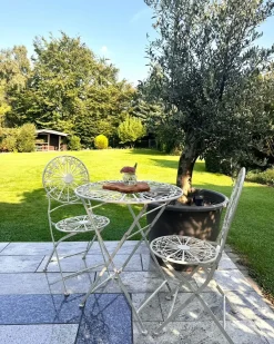 Sale Beliani Pieghevole SCAFA Metallo Bianco