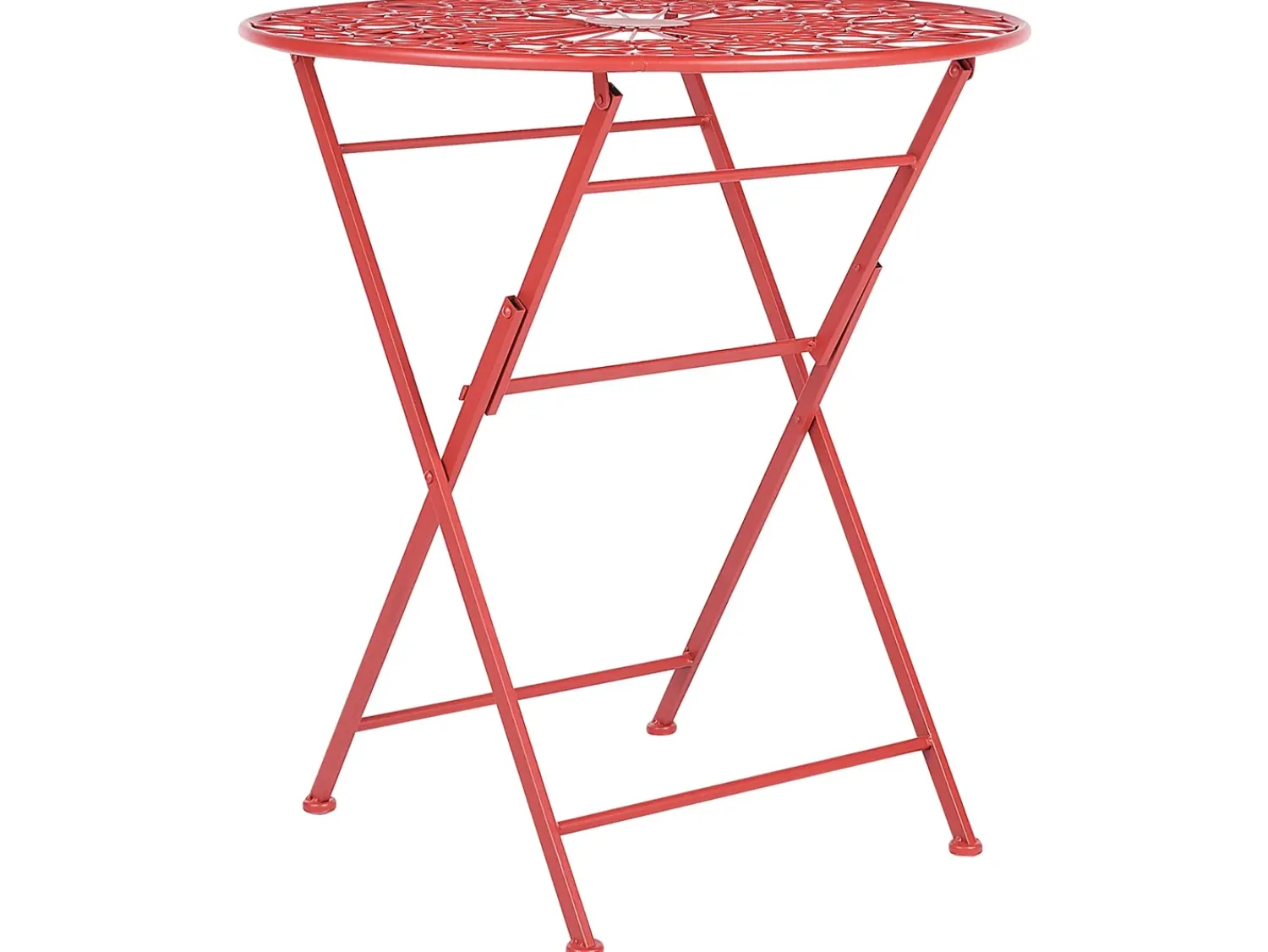 Beliani Pieghevole SCARIO Metallo Rosso