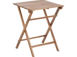 Outlet Beliani Set bistrot Pieghevole SOLAROLO Legno di acacia certificato Marrone