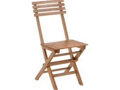 Outlet Beliani Set bistrot Pieghevole SOLAROLO Legno di acacia certificato Marrone