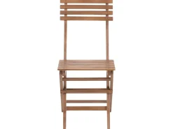 Outlet Beliani Set bistrot Pieghevole SOLAROLO Legno di acacia certificato Marrone