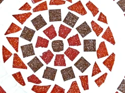 Clearance Beliani Pieghevole SPELLO Metallo Bianco Bianco Grigio Rosso