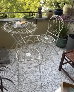 Sale Beliani Pieghevole STIFFE Metallo Bianco