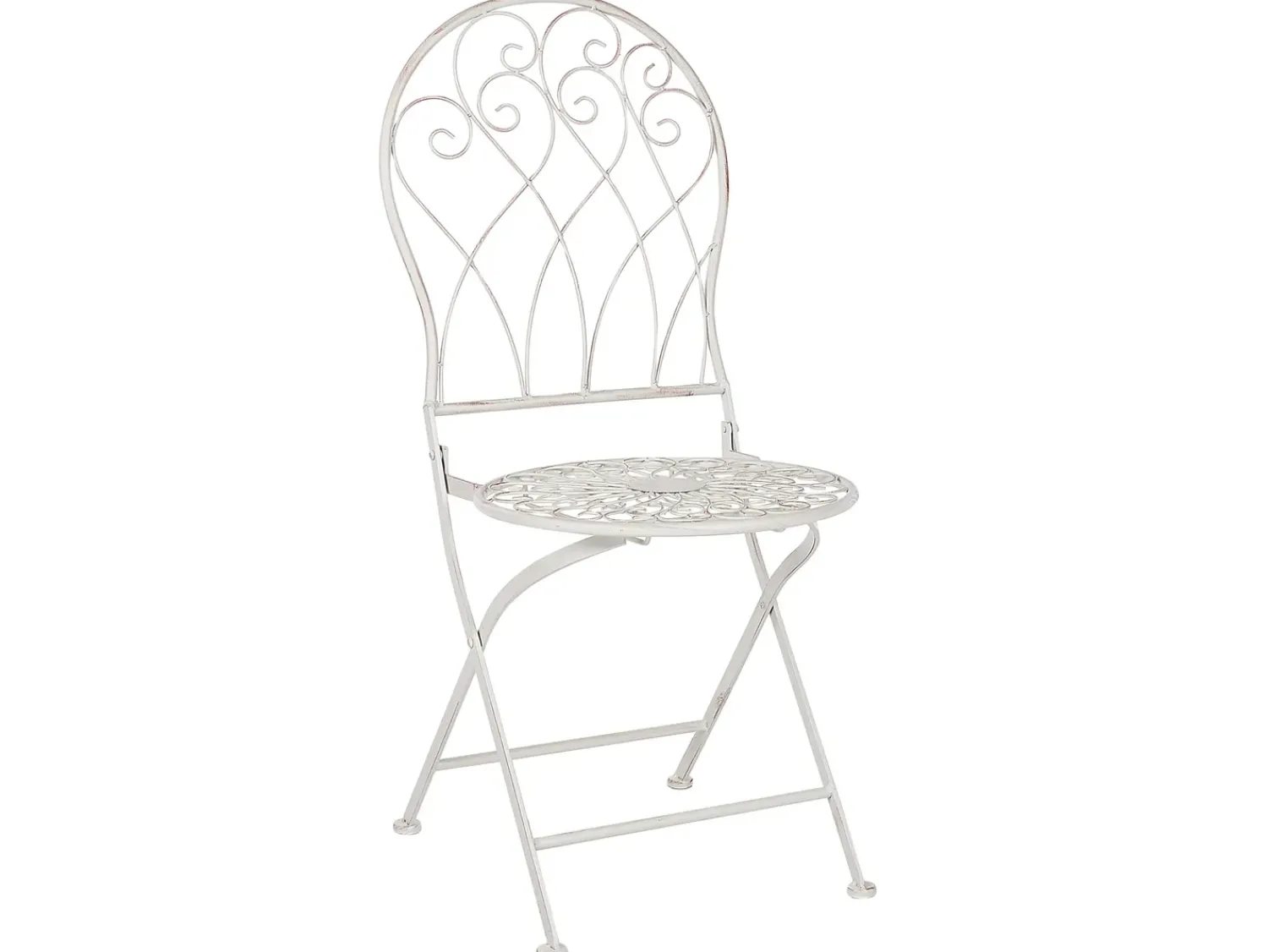 Sale Beliani Pieghevole STIFFE Metallo Bianco
