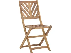 Sale Beliani Set bistrot Pieghevole TERNI Legno d'acacia Marrone