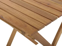 Sale Beliani Set bistrot Pieghevole TERNI Legno d'acacia Marrone