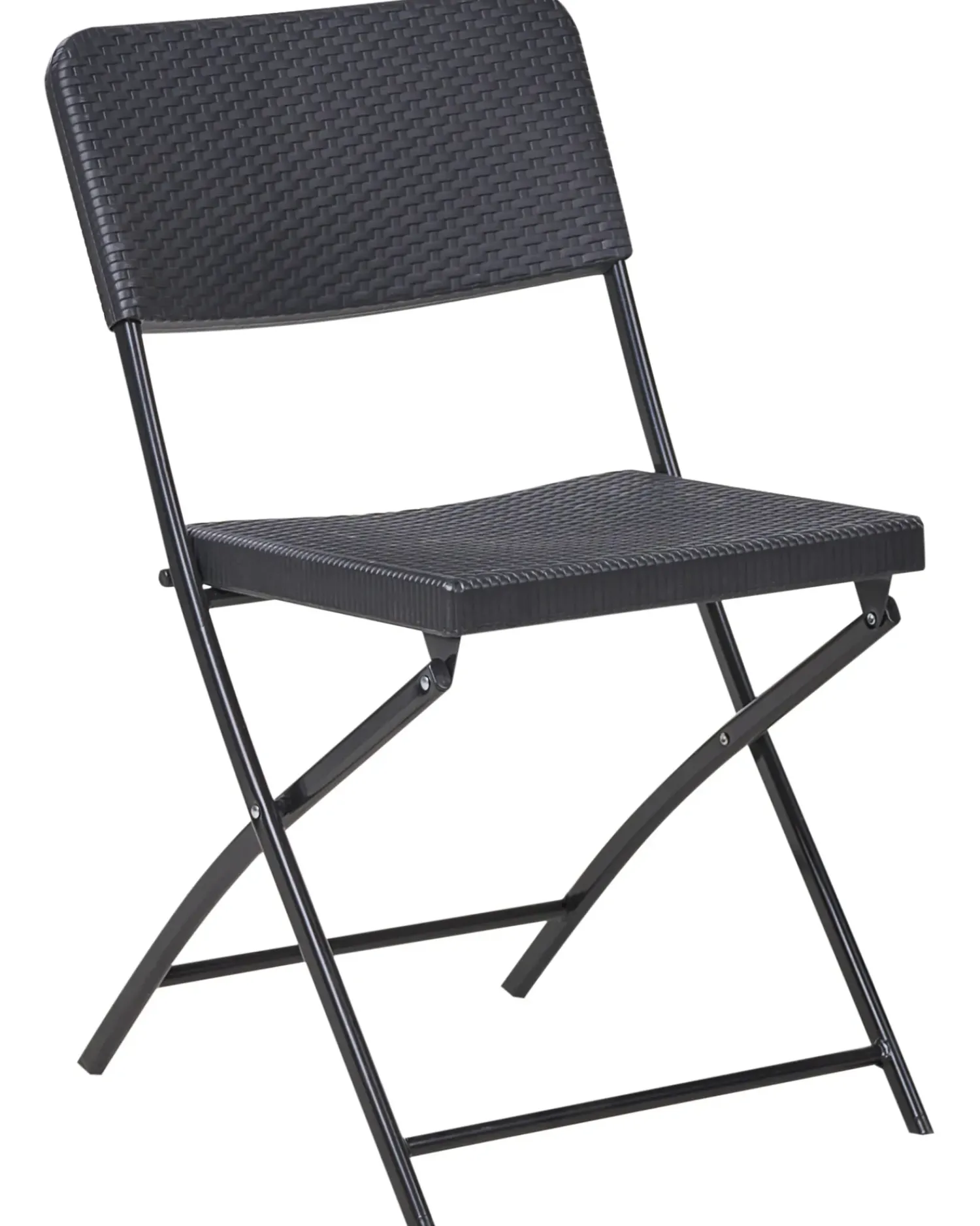 Hot Beliani Set bistrot Pieghevole TRAPPETO Nero