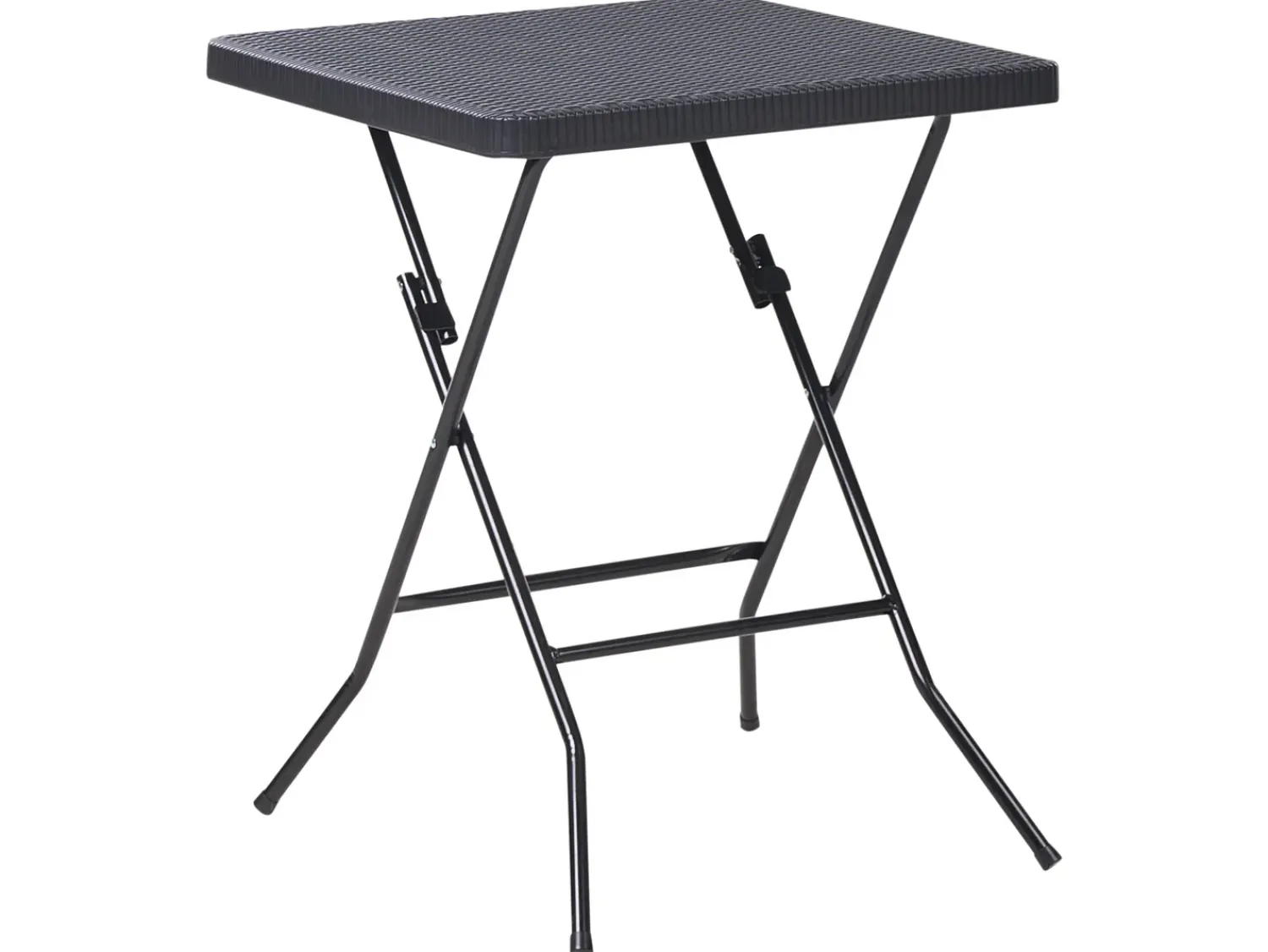 Hot Beliani Set bistrot Pieghevole TRAPPETO Nero