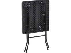 Hot Beliani Set bistrot Pieghevole TRAPPETO Nero