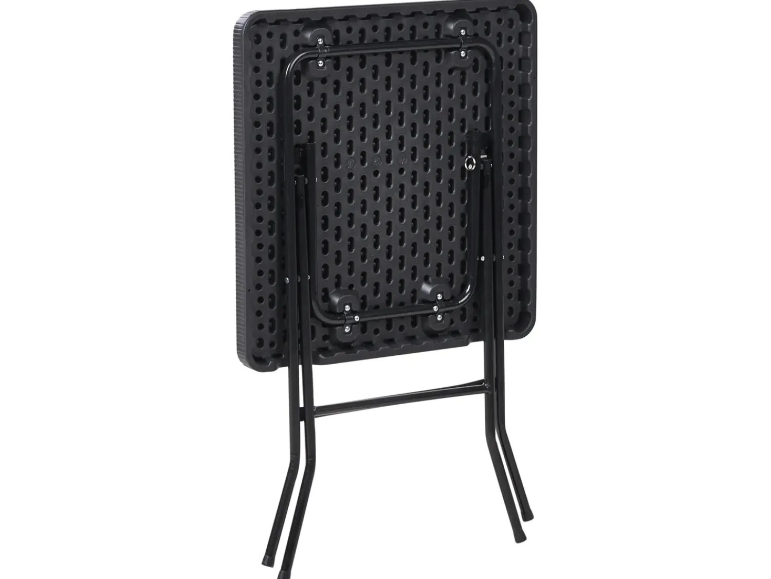 Hot Beliani Set bistrot Pieghevole TRAPPETO Nero