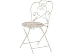 Clearance Beliani Pieghevole TRIESTE Metallo chiaro Beige
