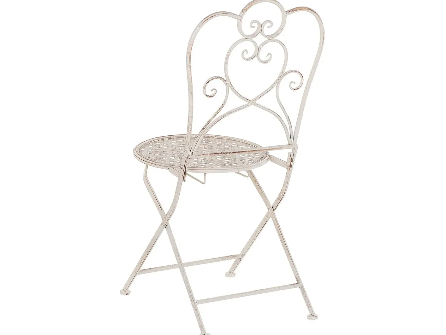 Clearance Beliani Pieghevole TRIESTE Metallo chiaro Beige