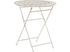 Clearance Beliani Pieghevole TRIESTE Metallo chiaro Beige