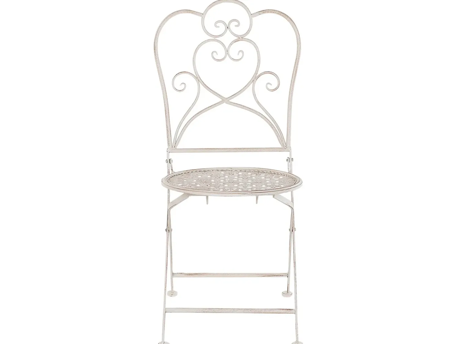 Clearance Beliani Pieghevole TRIESTE Metallo chiaro Beige