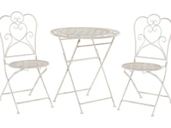 Clearance Beliani Pieghevole TRIESTE Metallo chiaro Beige