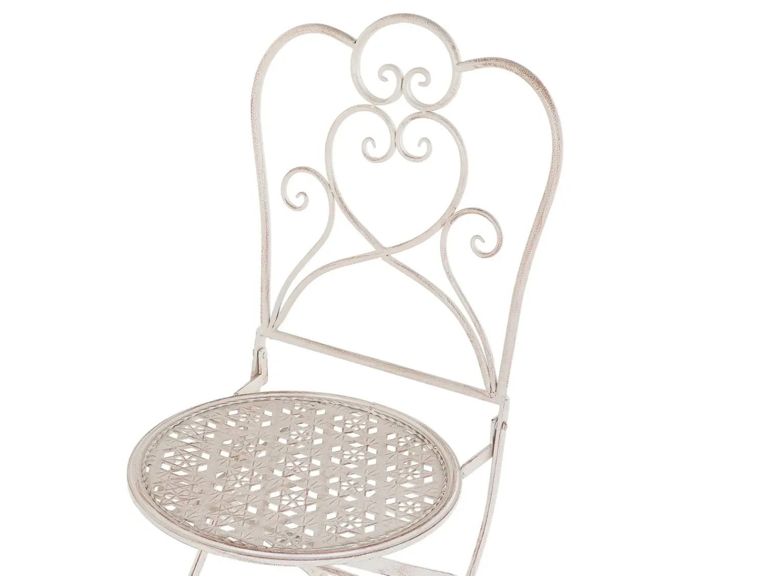 Clearance Beliani Pieghevole TRIESTE Metallo chiaro Beige