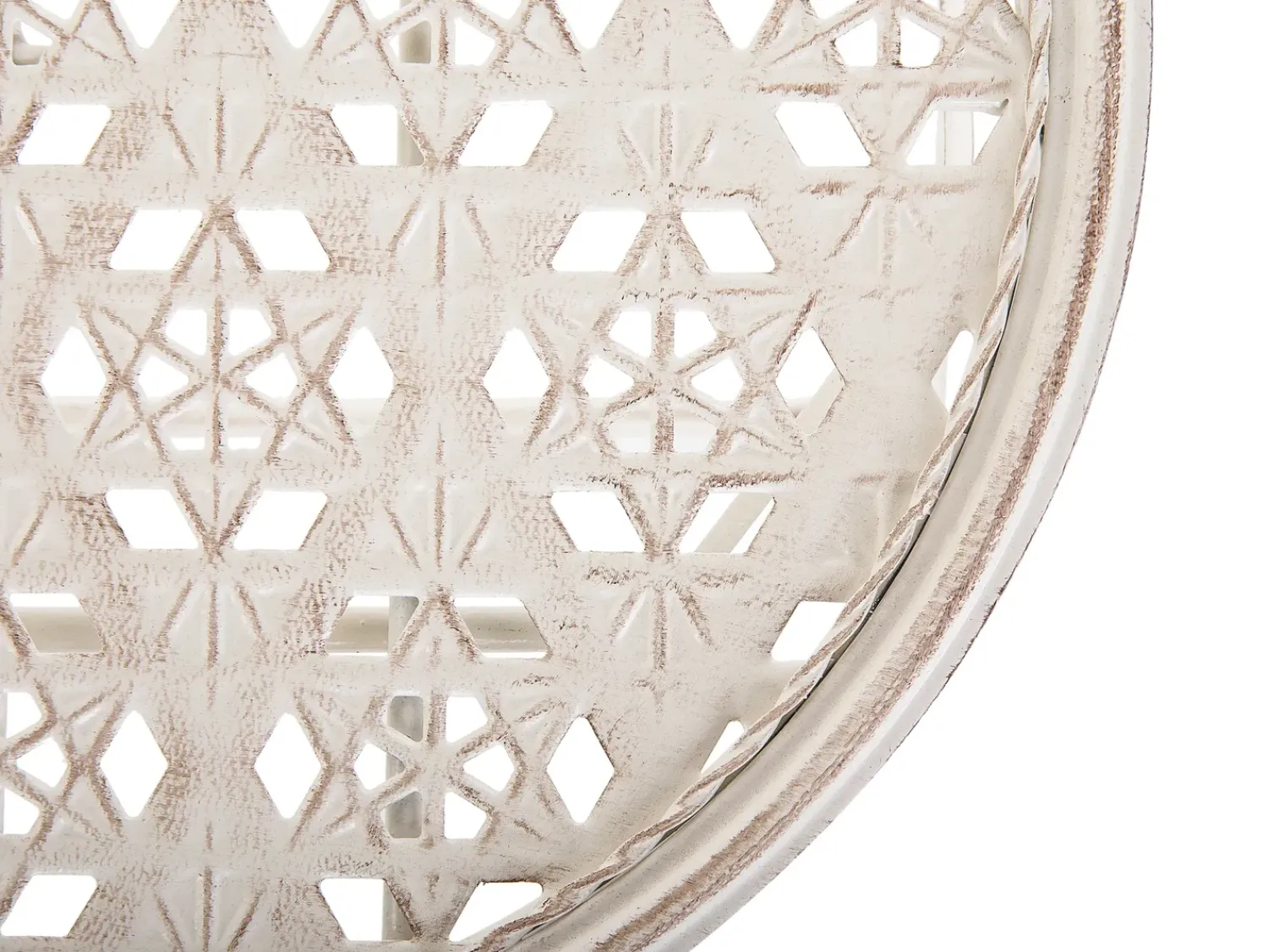 Clearance Beliani Pieghevole TRIESTE Metallo chiaro Beige