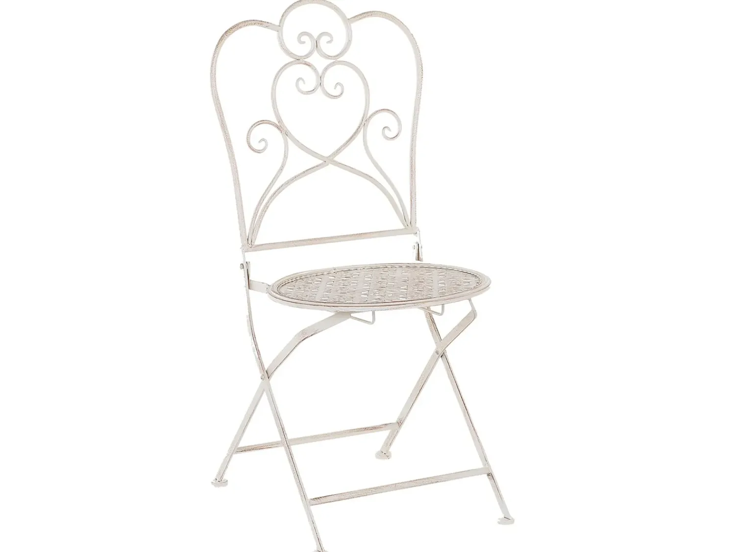 Clearance Beliani Pieghevole TRIESTE Metallo chiaro Beige