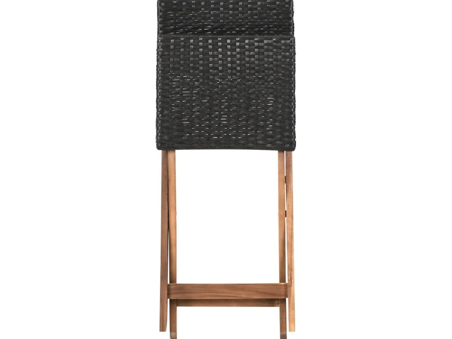 Hot Beliani Set bistrot RIVAROTTA Legno d'acacia Marrone/Nero Marrone Nero