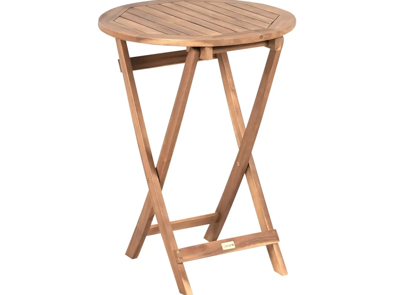 Hot Beliani Set bistrot RIVAROTTA Legno d'acacia Marrone/Nero Marrone Nero