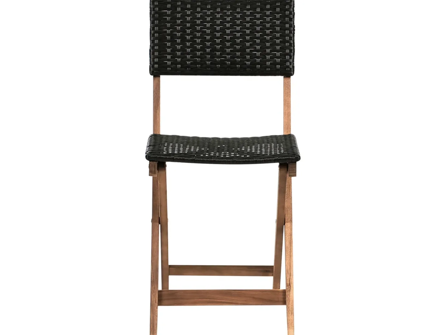 Hot Beliani Set bistrot RIVAROTTA Legno d'acacia Marrone/Nero Marrone Nero