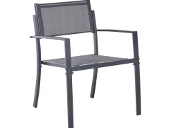 New Beliani TAVOLETO Metallo scuro Grigio