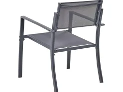 New Beliani TAVOLETO Metallo scuro Grigio