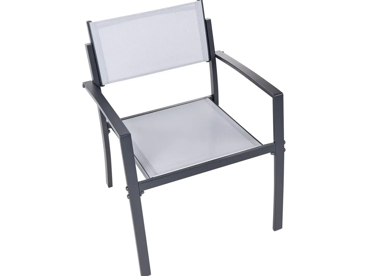 Beliani TAVOLETO Metallo Grigio