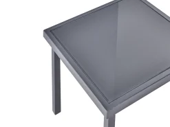 Beliani TAVOLETO Metallo Grigio