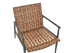 Sale Beliani Set bistrot ZIRIA Rattan sintetico (PE) Marrone Marrone Nero