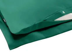 Clearance Beliani Set Copripiumino PARKROSE Raso di Cotone Verde