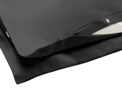 Discount Beliani Set Copripiumino PARKROSE Raso di Cotone Nero