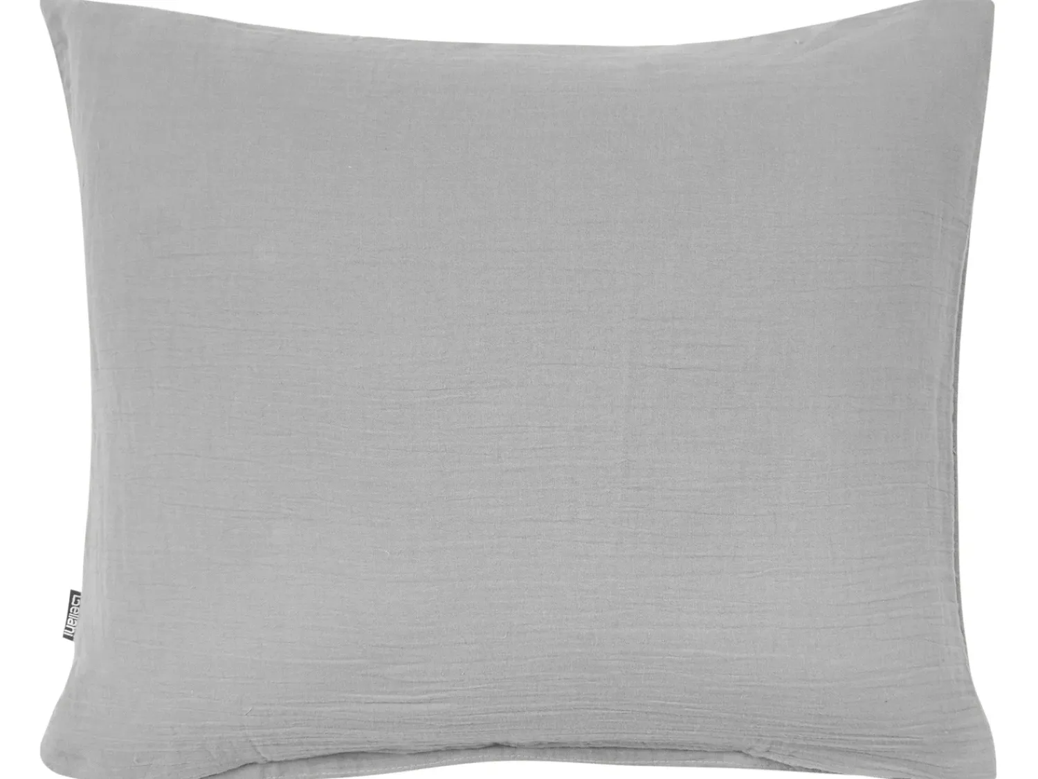 Online Beliani Set Copripiumino SUMNER Mussola di cotone chiaro Grigio