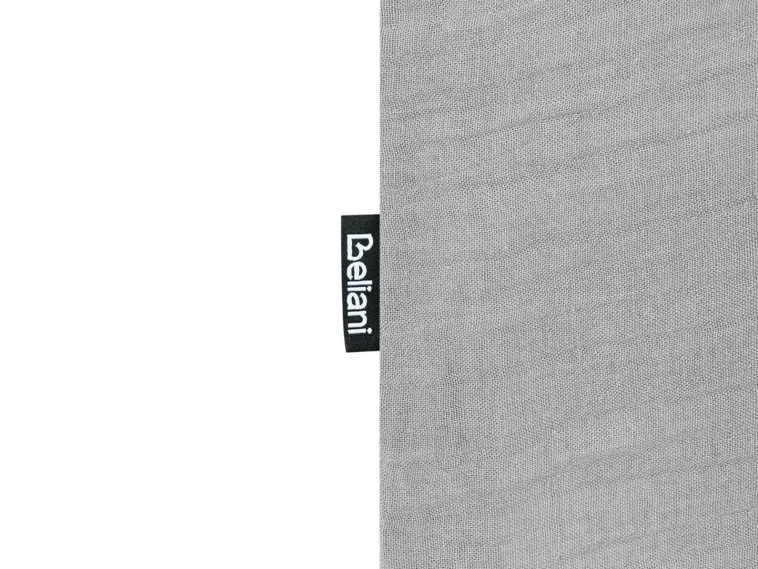 Online Beliani Set Copripiumino SUMNER Mussola di cotone chiaro Grigio