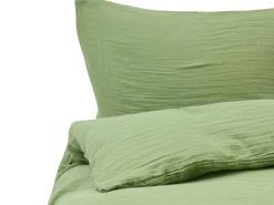 New Beliani Set Copripiumino SUMNER Mussola di cotone Verde