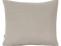 Clearance Beliani Set Copripiumino SUMNER Mussola di cotone Tortora Beige