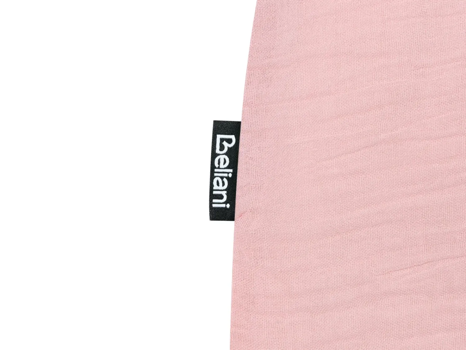 Discount Beliani Set Copripiumino SUMNER Mussola di cotone pastello Rosa