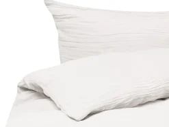 Sale Beliani Set Copripiumino SUMNER Mussola di cotone sporco Bianco