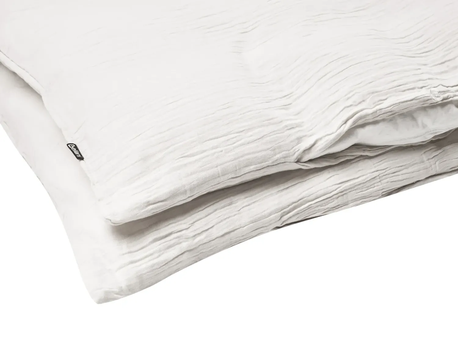 Sale Beliani Set Copripiumino SUMNER Mussola di cotone sporco Bianco