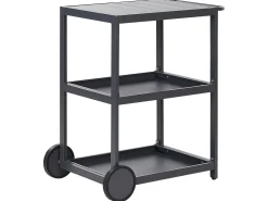 Clearance Beliani Set cucina da esterno con lavello ORTISEI Metallo grafite Grigio
