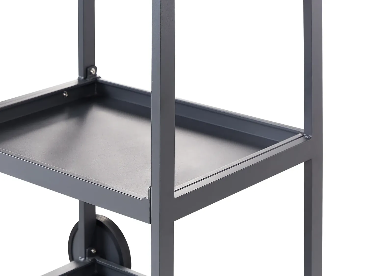Clearance Beliani Set cucina da esterno con lavello ORTISEI Metallo grafite Grigio