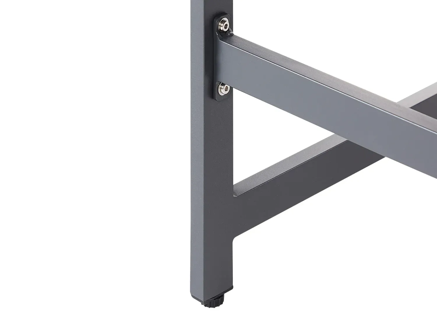 Clearance Beliani Set cucina da esterno con lavello ORTISEI Metallo grafite Grigio