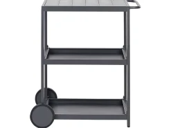 Clearance Beliani Set cucina da esterno con lavello ORTISEI Metallo grafite Grigio