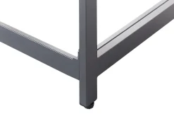 Beliani Set cucina da esterno con lavello ORTISEI Metallo Marrone chiaro Grigio Marrone