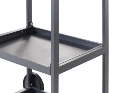 Beliani Set cucina da esterno con lavello ORTISEI Metallo Marrone chiaro Grigio Marrone