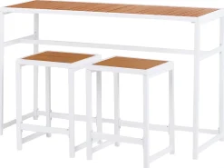 Online Beliani AVETRANA Metallo Marrone/Bianco Bianco Marrone